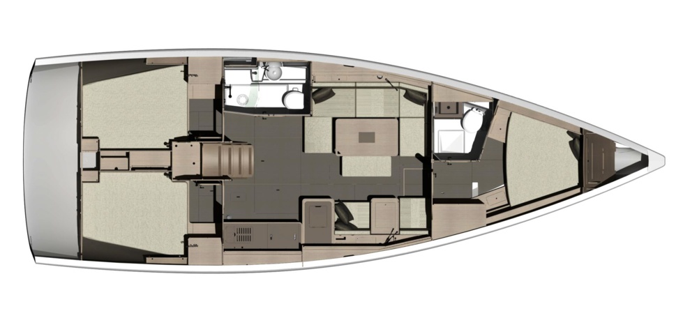 HORIZONS, DUFOUR 412 GRAND LARGE - 2016 - 3 cabines + 2 sdb