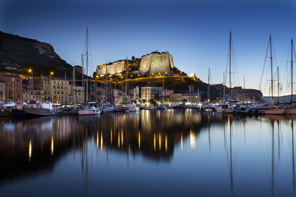 Le port de Bonifacio en voilier