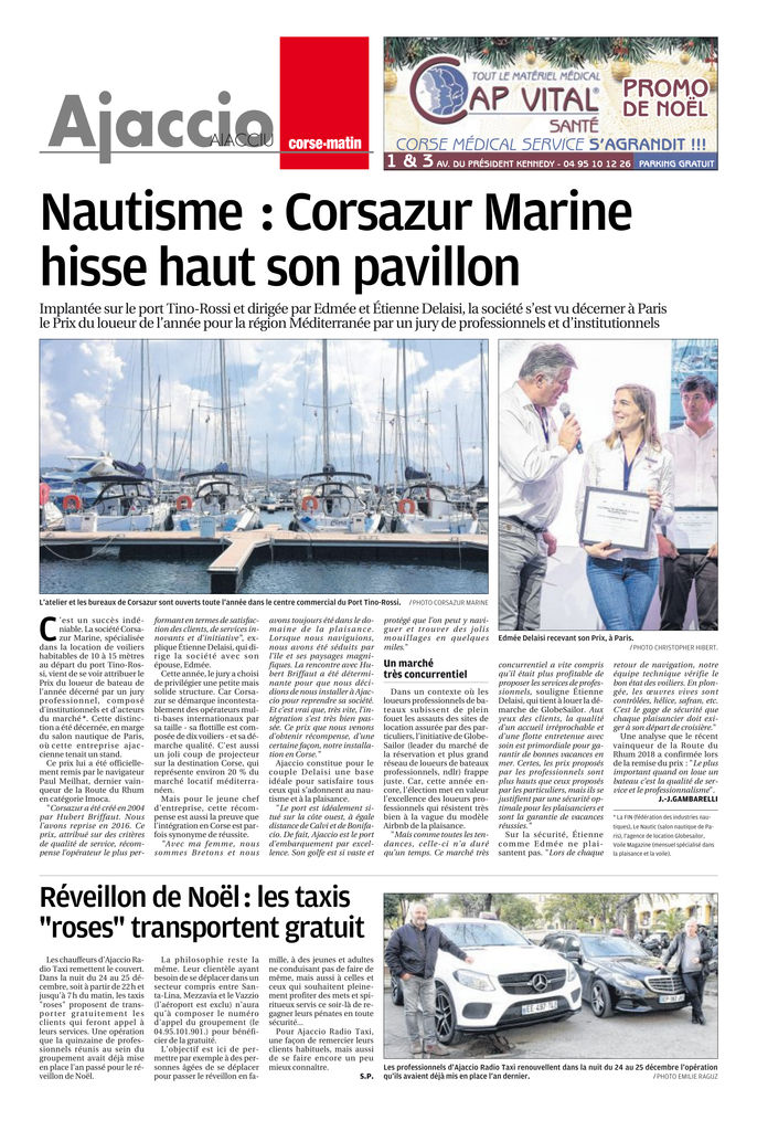 A la une de la presse locale