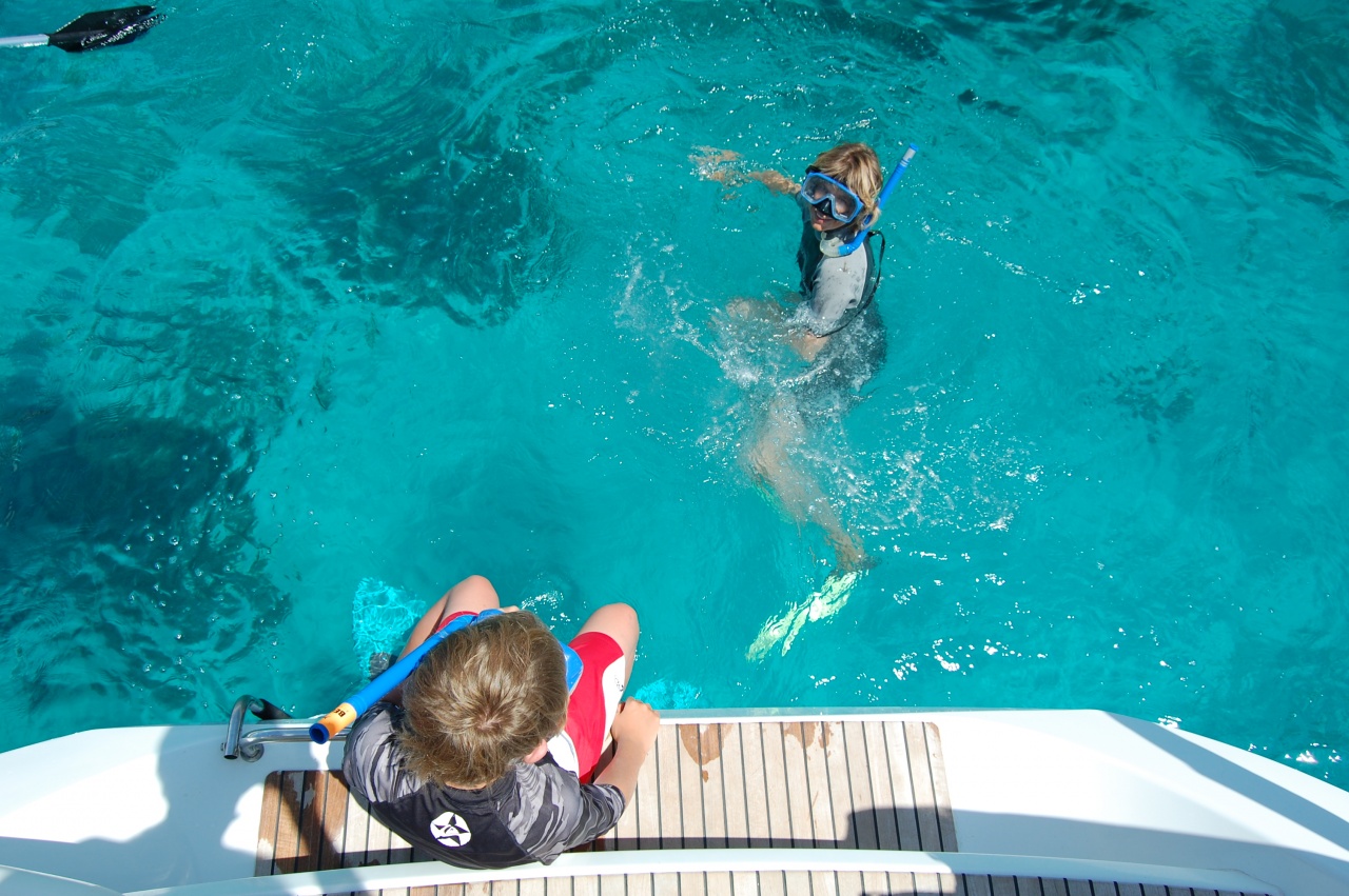 Piscine bleue